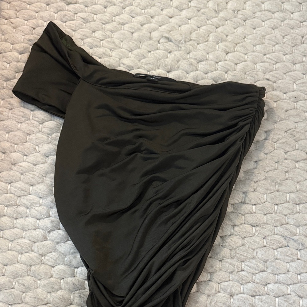 AQ/AQ US 0 Dark Green Crop Top